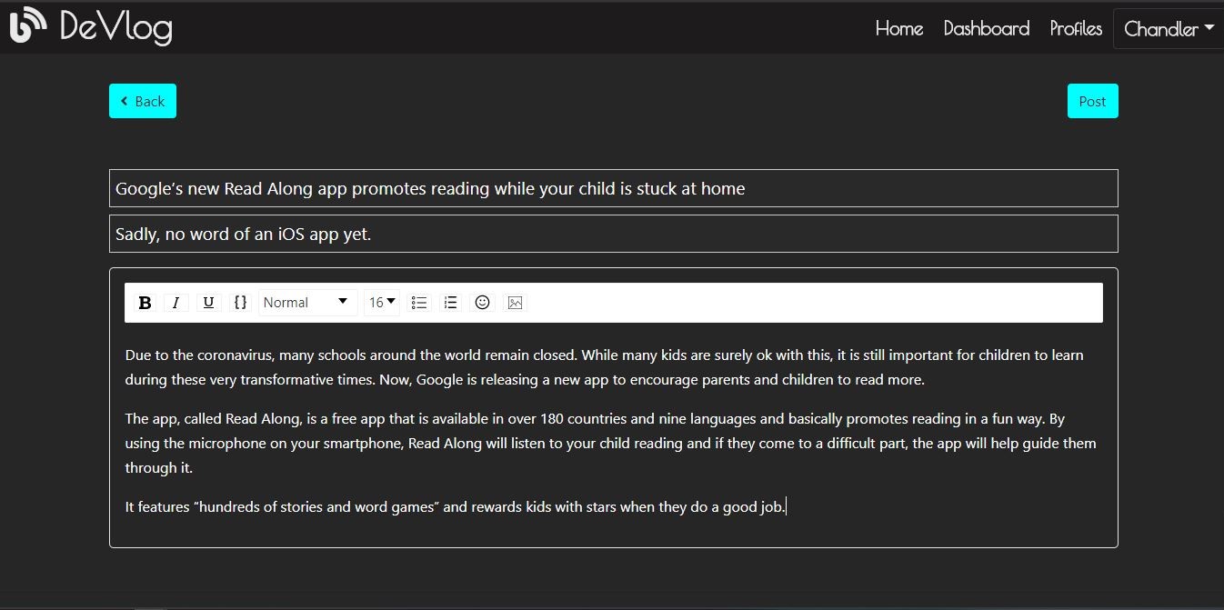 WriteBlog